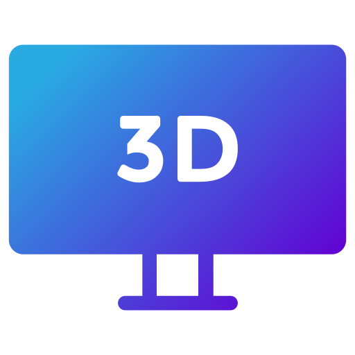 3D Visualization Icon